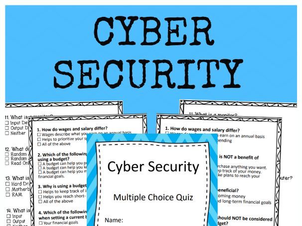 Cybersecurity Weekend Quiz